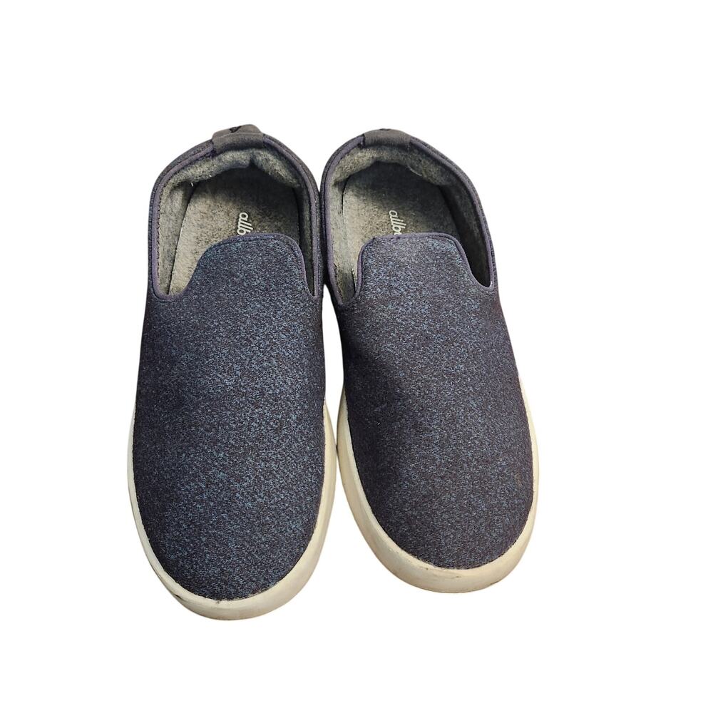 Allbirds Women's Wool Loungers Navy Blue Slip On Loafer Shoes Size 8